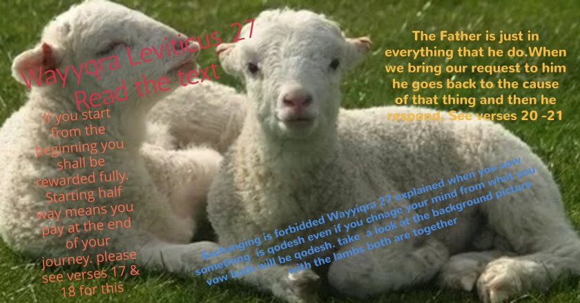 Both are Qodesh - Holy